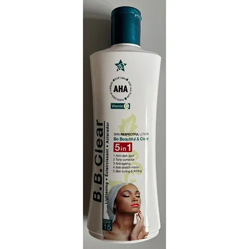 Photo de l’avis officiel: B.B. Clear Lightening Lotion éclaircissante pour la peau — risque: Risque chimique
