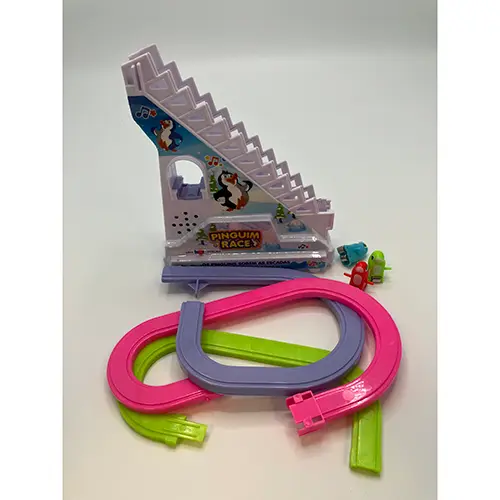 Foto do aviso oficial: Coolstuff Penguin race Brinquedo elétrico — risco: Ambiente