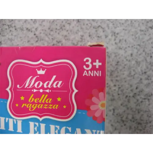 Foto do aviso oficial: Bella Ragazza Mile Moda Boneca — risco: Químico