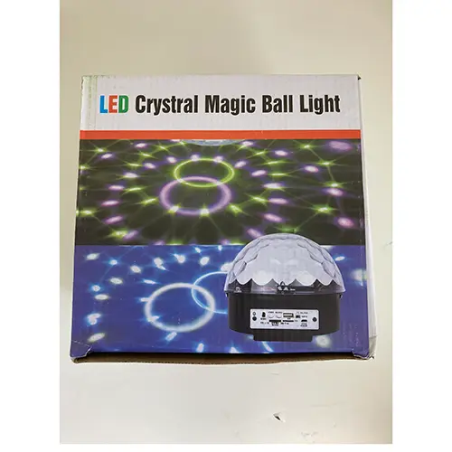 Foto uit de officiële melding: LED Crystal Magic Ball Light Discolamp — risico: Milieu