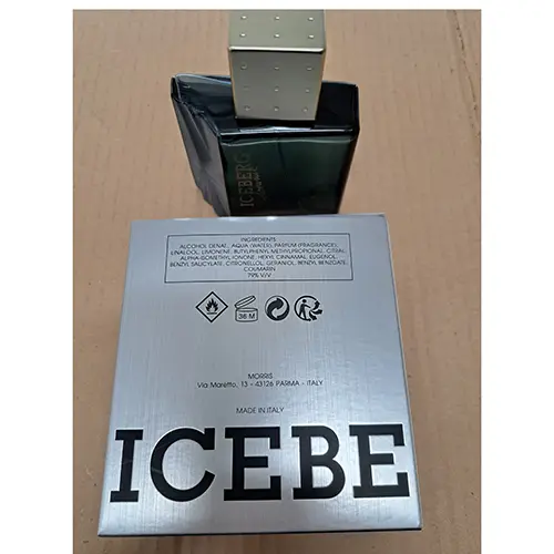 Photo de l’avis officiel: Iceberg Homme Eau de toilette — risque: Risque chimique