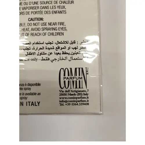 Photo de l’avis officiel: Comin parfum Flò Eau de toilette — risque: Risque chimique