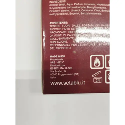 Foto dell’avviso ufficiale: Setablu 21 Him Profumo — rischio: Rischio chimico
