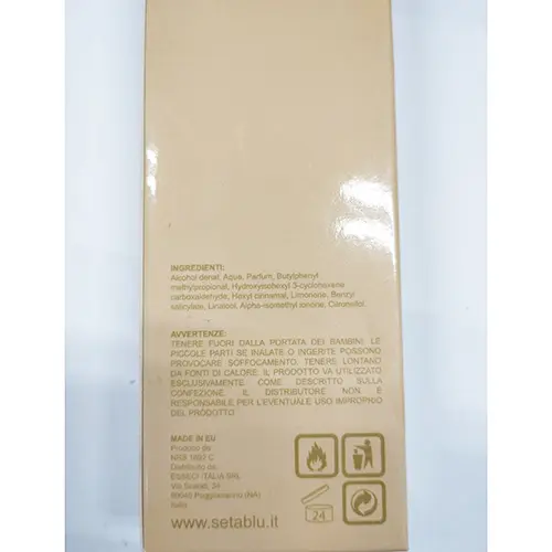 Foto dell’avviso ufficiale: Setablu 19 Her Profumo — rischio: Rischio chimico
