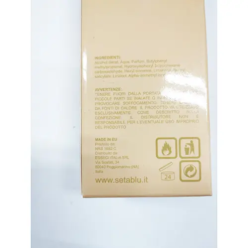 Foto dell’avviso ufficiale: Setablu 19 Her Profumo — rischio: Rischio chimico
