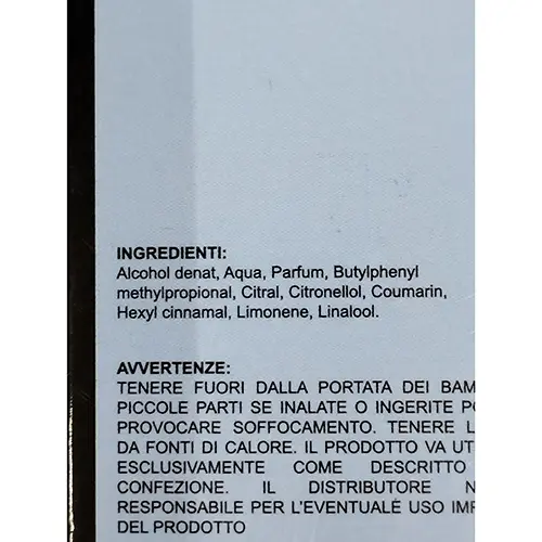Foto dell’avviso ufficiale: Setablu 08 Profumo — rischio: Rischio chimico