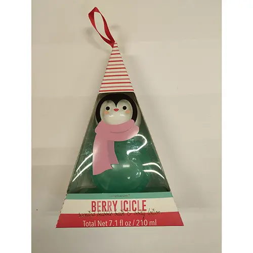 Photo de l’avis officiel: Simplepleasures Berry Icicle Lotion pour le corps — risque: Risque chimique