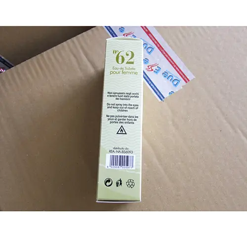 Photo de l’avis officiel: DolciSguardi profumi n° 62 Eau de toilette — risque: Risque chimique