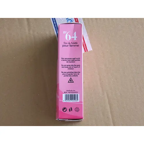Photo de l’avis officiel: DolciSguardi profumi n° 64 Eau de toilette — risque: Risque chimique