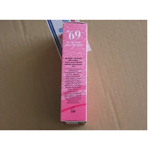 Photo de l’avis officiel: DolciSguardi profumi n° 69 Eau de toilette — risque: Risque chimique