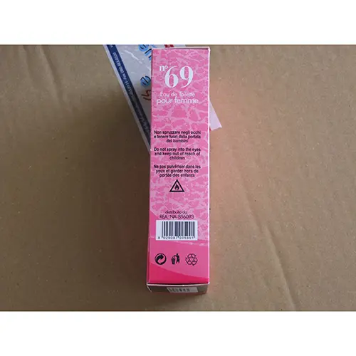 Photo de l’avis officiel: DolciSguardi profumi n° 69 Eau de toilette — risque: Risque chimique