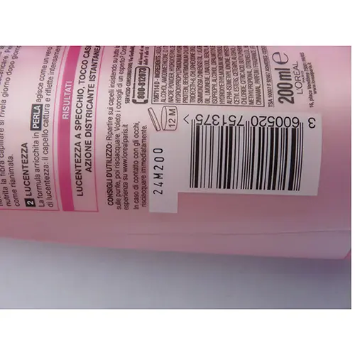 Photo de l’avis officiel: Elvive by L'OREAL PARIS Nutri Gloss Après-shampooing — risque: Risque chimique