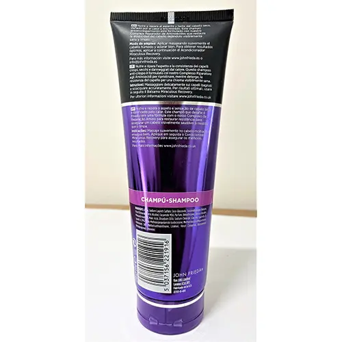 Photo de l’avis officiel: John Frieda Frizz Ease Shampoo — risque: Risque chimique (SR/00076/25)