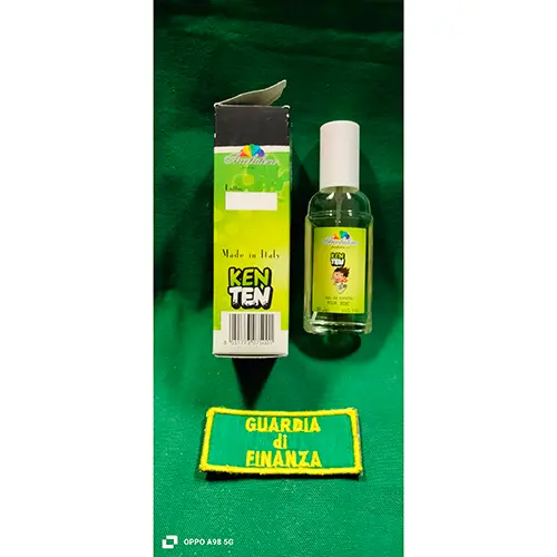 Photo de l’avis officiel: Arcobaleno parfumes Ken Ten Eau de toilette — risque: Risque chimique