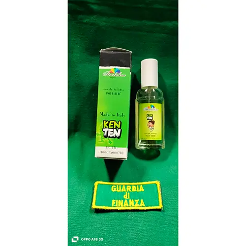 Photo de l’avis officiel: Arcobaleno parfumes Ken Ten Eau de toilette — risque: Risque chimique