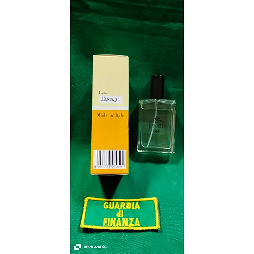 Photo de l’avis officiel: Arcobaleno parfumes Opposite 04 Eau de toilette — risque: Risque chimique