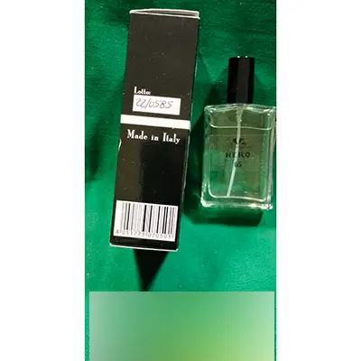Photo de l’avis officiel: Arcobaleno parfumes Nero 65 Eau de toilette — risque: Risque chimique