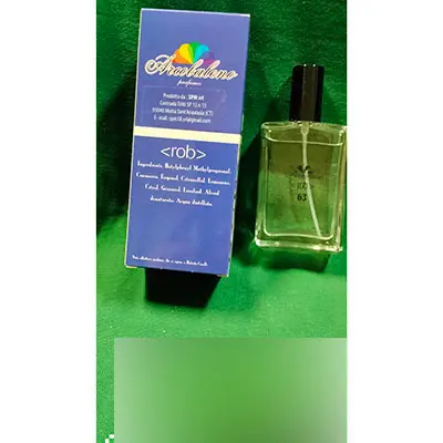 Photo de l’avis officiel: Arcobaleno parfumes Rob 63 Eau de toilette — risque: Risque chimique