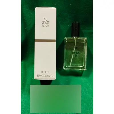 Photo de l’avis officiel: Arcobaleno parfumes Miss 22 Eau de toilette — risque: Risque chimique