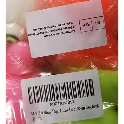 Foto do aviso oficial: KATELUO Mochi Squishy Toys Bola anti-stress — risco: Engasgamento