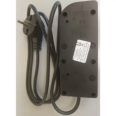 Foto do aviso oficial: ELGOTECH Chumbo de extensão — risco: Choque elétrico