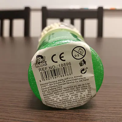 Photo de l’avis officiel: Medvídek Putty - Sliz Slime de jouet — risque: Risque chimique