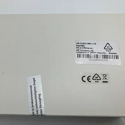 Photo from the official notice: Heated socks — environment risk