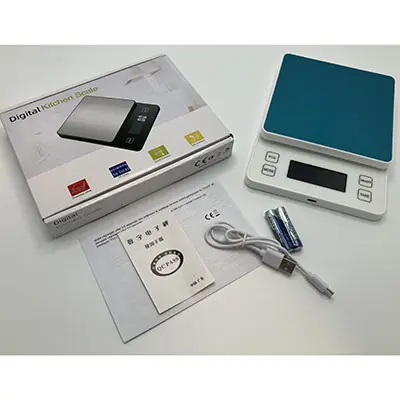 Photo from the official notice: Digital kitchen scale — environment risk