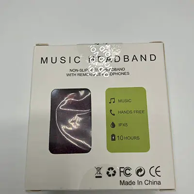 Foto uit de officiële melding: blueear Music Head band Muziek hoofdband — risico: Milieu