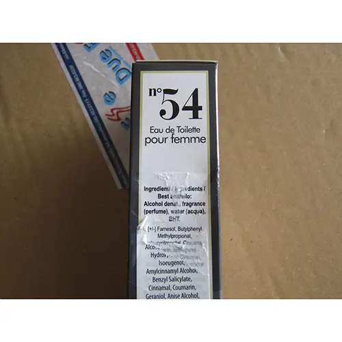 Photo de l’avis officiel: DolciSguardi profumi n° 54 Eau de toilette — risque: Risque chimique