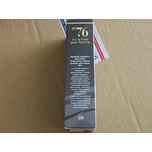 Photo de l’avis officiel: DolciSguardi profumi n° 76 Eau de toilette — risque: Risque chimique