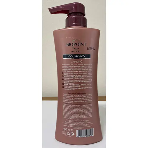 Photo de l’avis officiel: Biopoint Shampoo COLOR VIVO — risque: Risque chimique