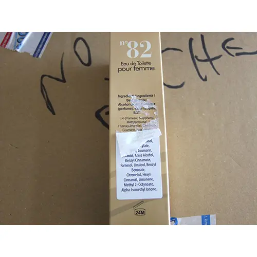 Photo de l’avis officiel: DolciSguardi profumi n° 82 Eau de toilette — risque: Risque chimique