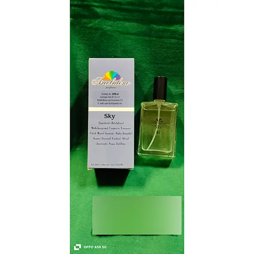 Photo de l’avis officiel: Arcobaleno parfumes Sky 67 Eau de toilette — risque: Risque chimique
