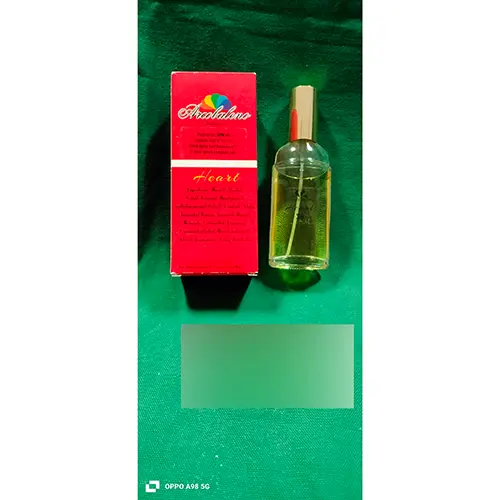 Photo de l’avis officiel: Arcobaleno parfumes Heart 36 Eau de toilette — risque: Risque chimique (SR/00171/25)