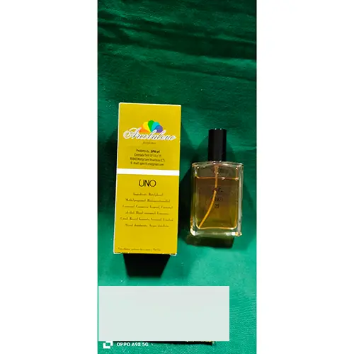 Photo de l’avis officiel: Arcobaleno parfumes Uno 21 Eau de toilette — risque: Risque chimique