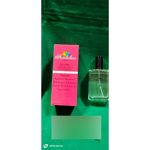 Photo de l’avis officiel: Arcobaleno parfumes Passion 15 Eau de toilette — risque: Risque chimique