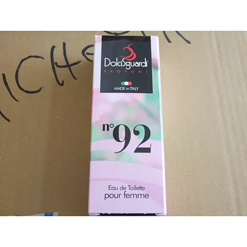 Photo de l’avis officiel: DolciSguardi profumi n° 92 Eau de toilette — risque: Risque chimique