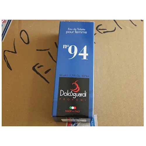 Photo de l’avis officiel: DolciSguardi profumi n° 94 Eau de toilette — risque: Risque chimique