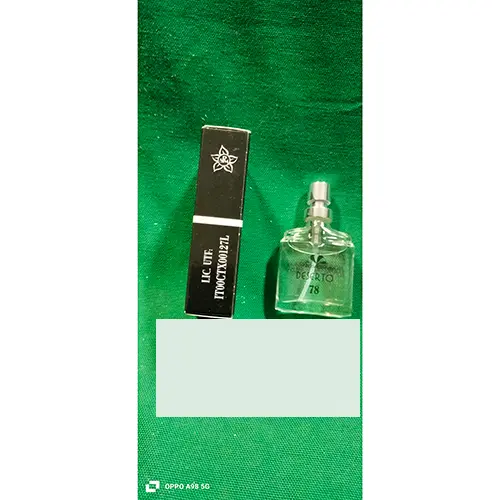 Photo de l’avis officiel: Arcobaleno parfumes Deserto 78 Eau de toilette — risque: Risque chimique