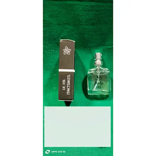 Photo de l’avis officiel: Arcobaleno parfumes Macho 82 Eau de toilette — risque: Risque chimique