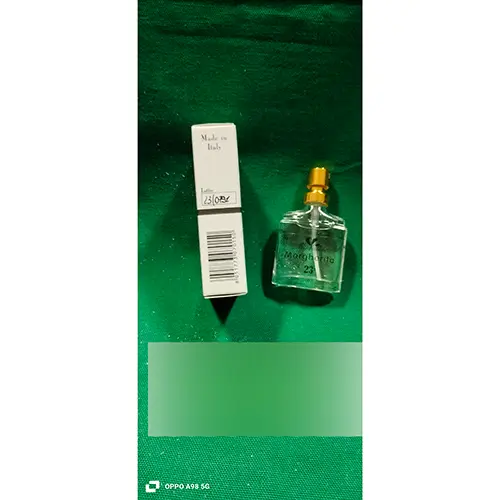 Photo de l’avis officiel: Arcobaleno parfumes Margherita 23 Eau de toilette — risque: Risque chimique (SR/00186/25)