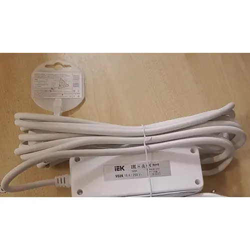 Foto do aviso oficial: IEK Chumbo de extensão — risco: Choque elétrico