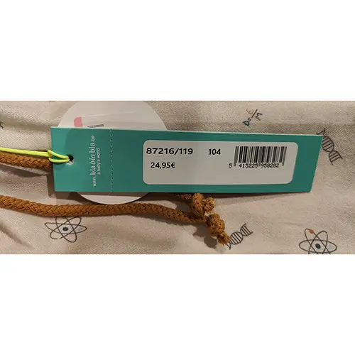Foto uit de officiële melding: Bla Bla Bla Kinderrok — risico: Verwonding