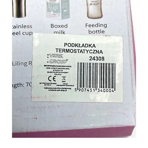 Foto dell’avviso ufficiale: Automatic thermostatic coaster Sottobicchiere termostatico — rischio: Rischio chimico & Ambiente