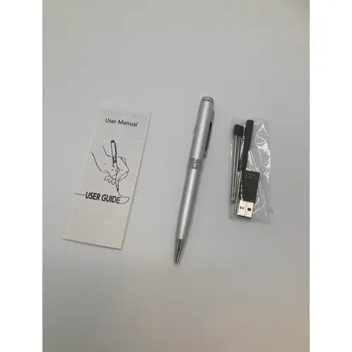 Photo from the official notice: Voice recording pen — environment risk