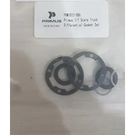 Foto aus der offiziellen Meldung: Primus Primus 1/7 Scale Truck Differential Gasket Set Dichtung — Risiko: Chemikalie