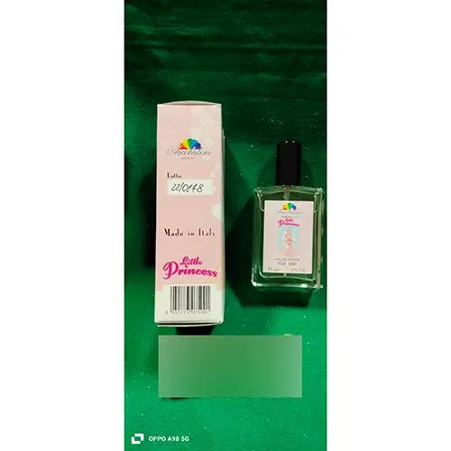 Photo de l’avis officiel: Arcobaleno parfumes Little Princess Eau de toilette — risque: Risque chimique