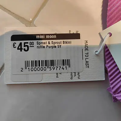 Foto dell’avviso ufficiale: Sproet &amp; Sprout Bikini Ruffle Purple Bikini per bambini — rischio: Lesioni