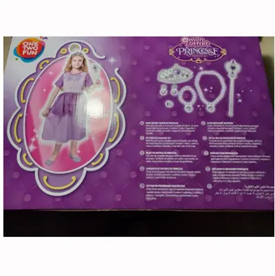 Foto dell’avviso ufficiale: One Two Fun Disfraz infantil de princesa Costume da abito fantasia — rischio: Rischio chimico